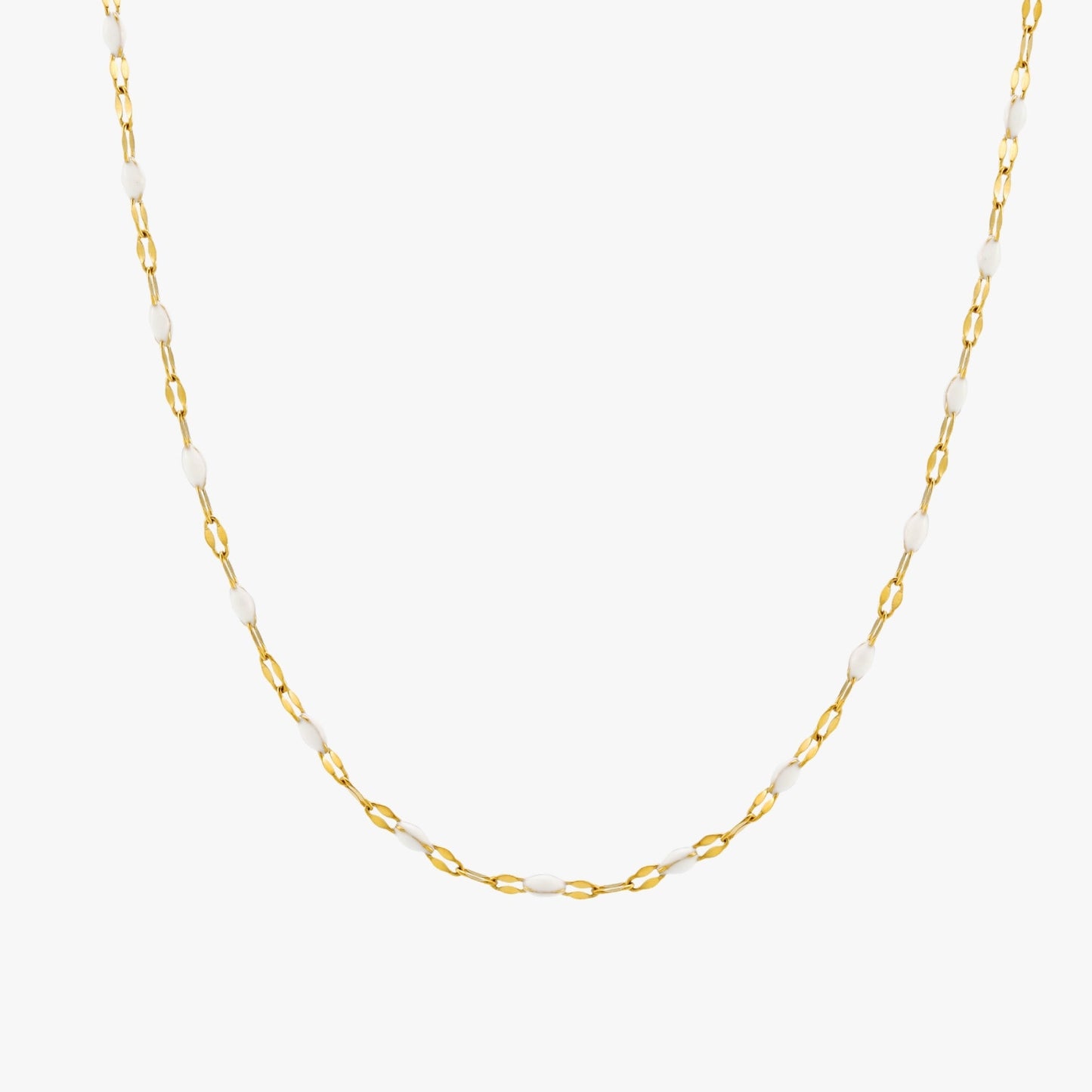 Weißer zierlicher Choker