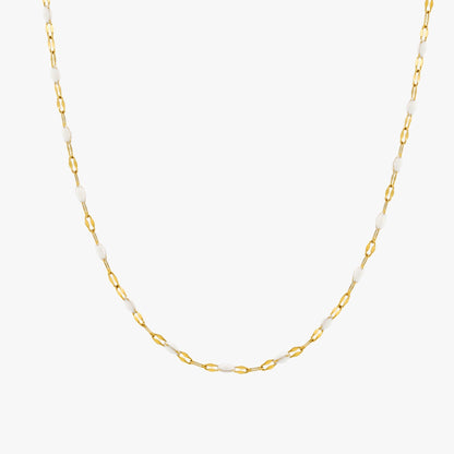 Weißer zierlicher Choker