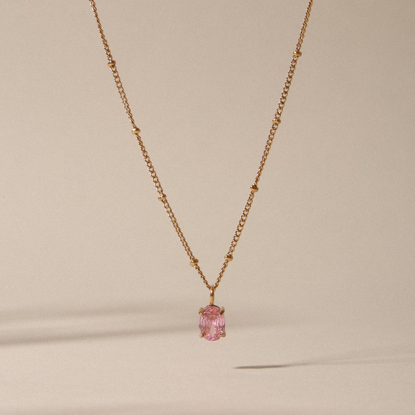 Roségold-Halskette