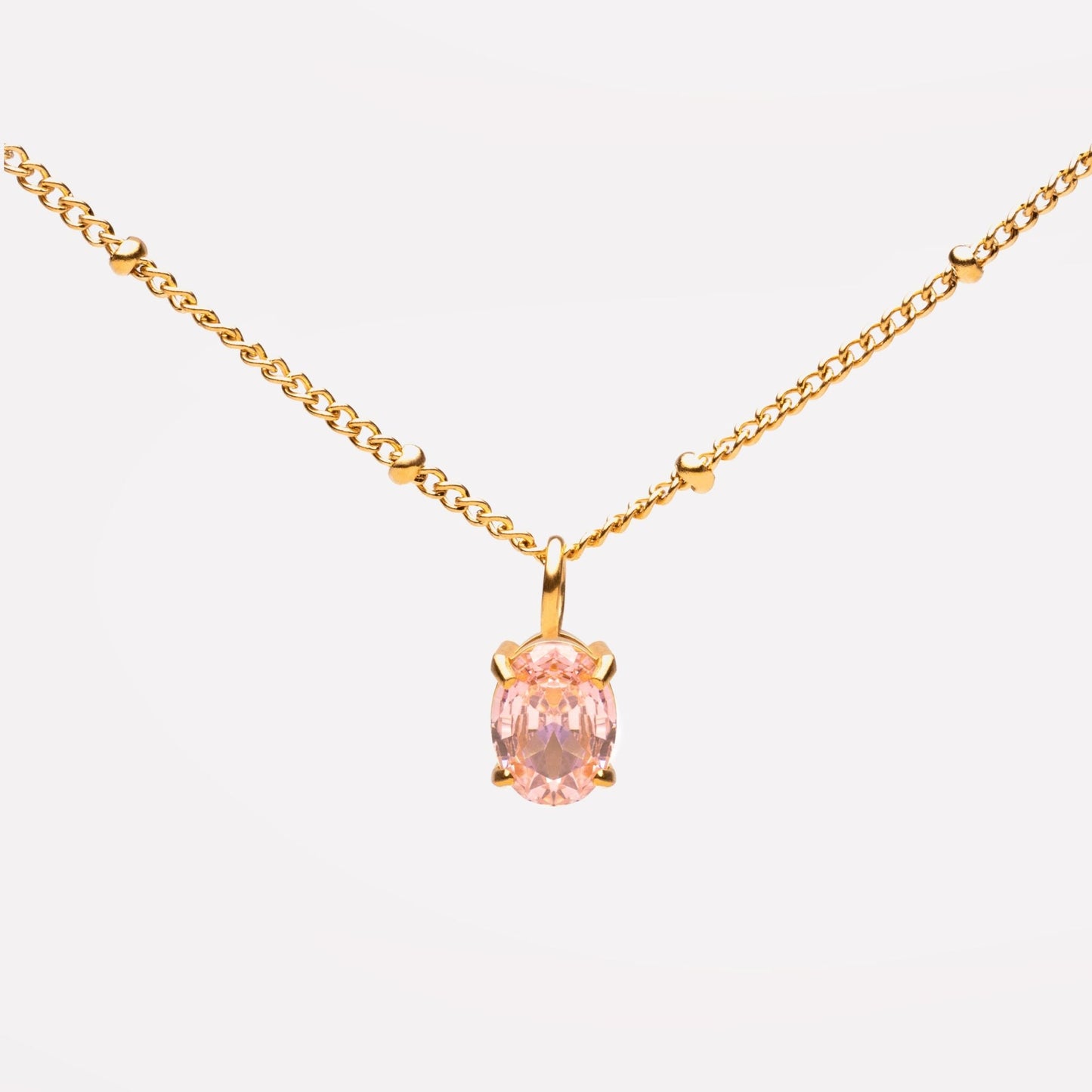 Roségold-Halskette