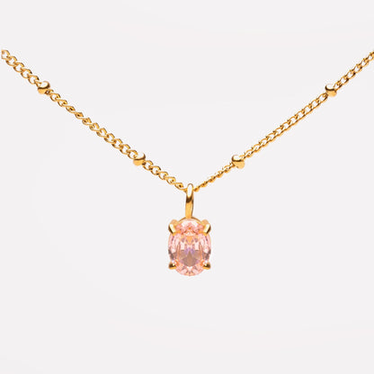 Roségold-Halskette