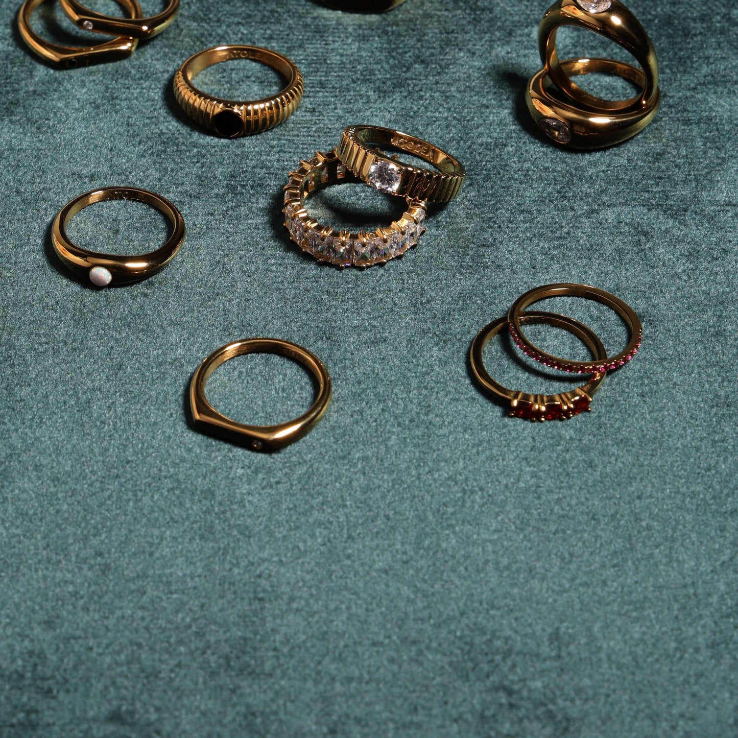 „Bordeaux“ dünner Ring